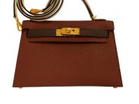 Hermès — сумка Mini Kelly K20 Terre / Ebene / Craie
