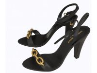 Saint Laurent — босоножки черные 38.5
