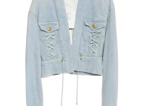 Balmain — куртка голубая 38