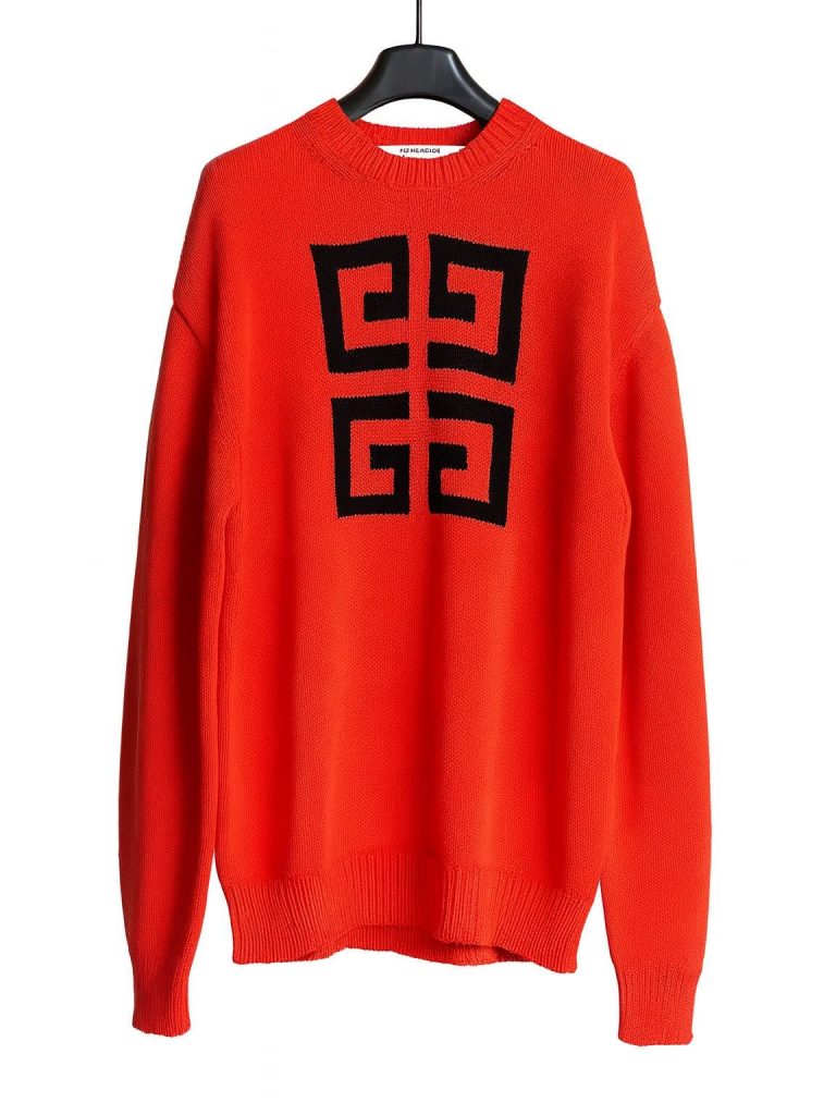 Givenchy — джемпер оранжевый S