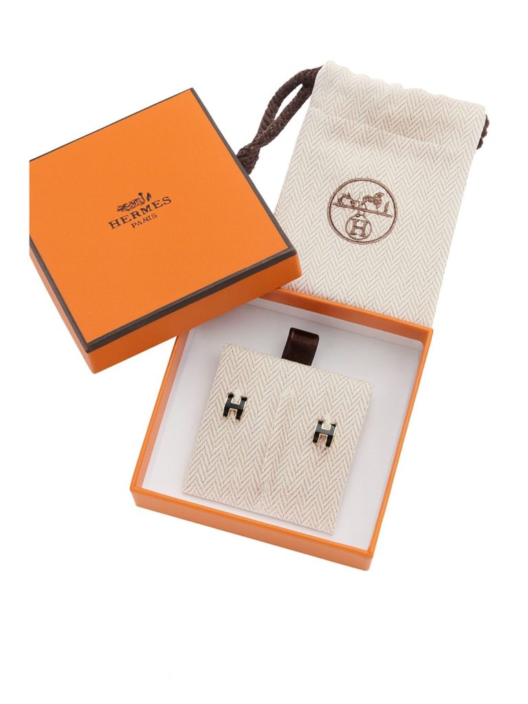 Hermès — серьги mini Pop — H