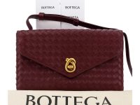 Bottega Veneta — сумка бордовая