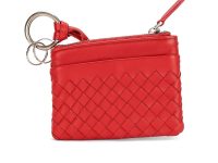 Bottega Veneta — кошелек красный 13*9