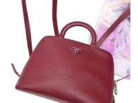 Prada — рюкзак бордовый 25/17/11cm