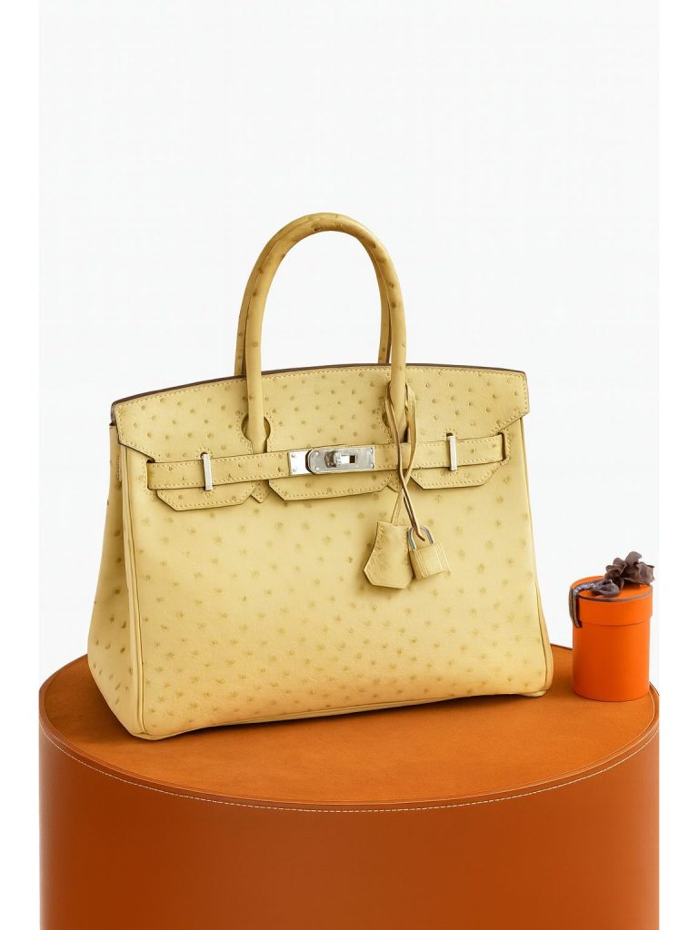Hermès — сумка birkin 30 желтая