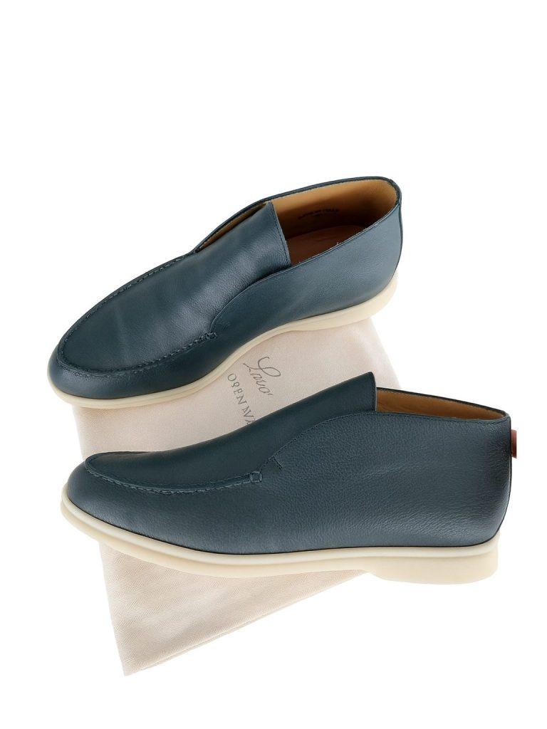 Loro Piana — обувь темно-синяя 40