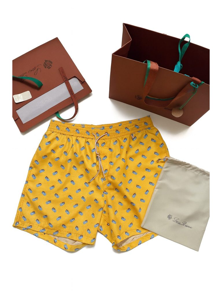 Loro Piana — плавательные шорты жёлтые S
