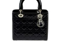 Dior — сумка Lady черная 24х20