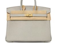 Hermès — сумка Birkin B25 Gris Perle