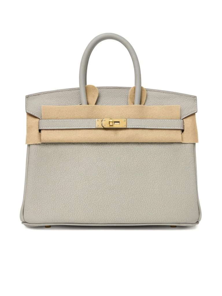 Hermès — сумка Birkin B25 Gris Perle