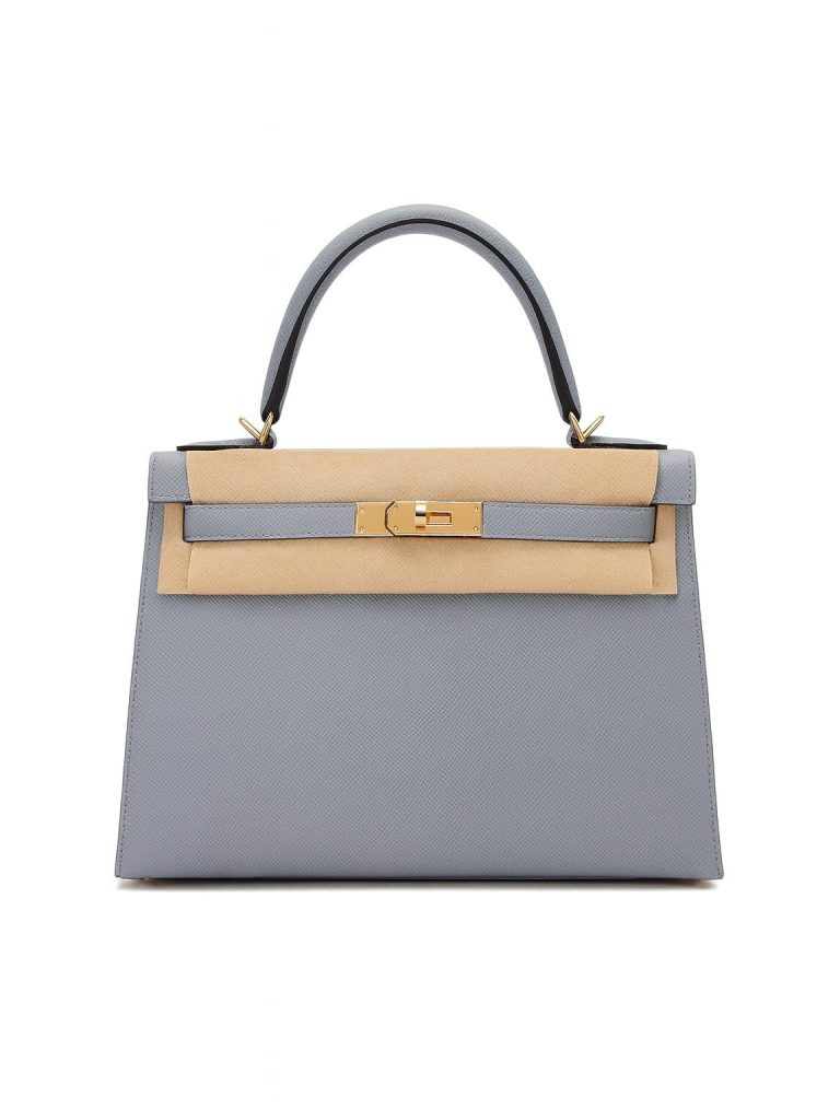 Hermès — сумка Kelly K28 Gris Pantin