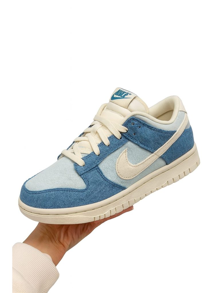 Nike — кеды Dunk голубые 38