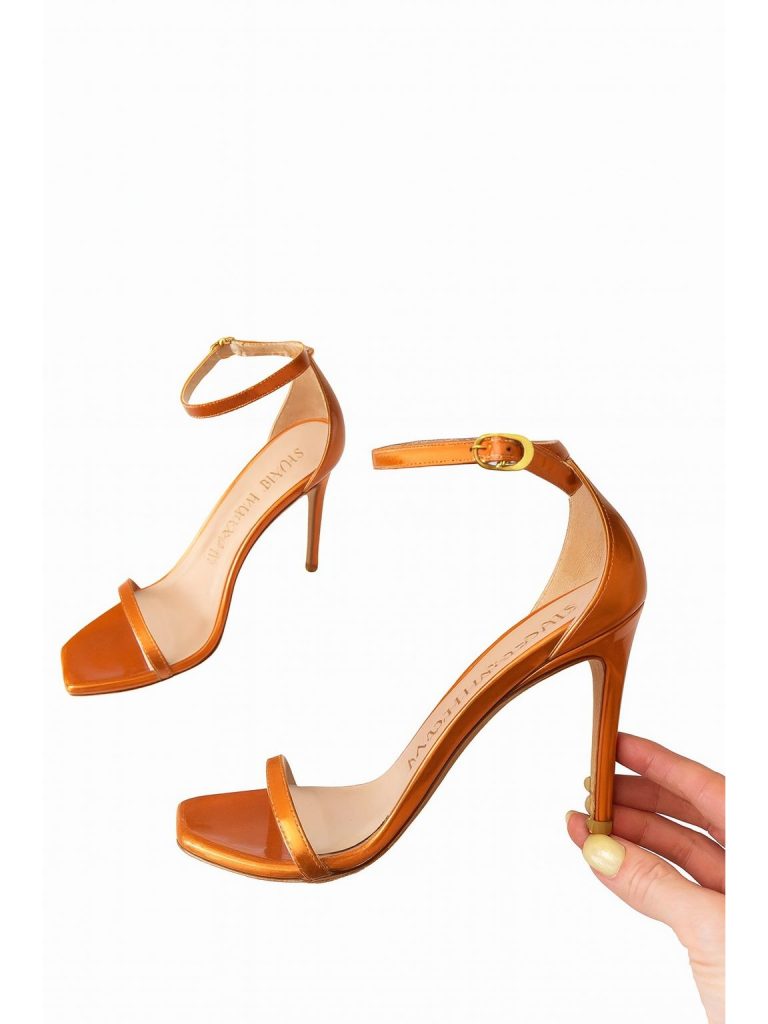 STUART WEITZMAN — босоножки оранжевые 38