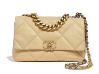 Chanel — сумка 19 бежевая