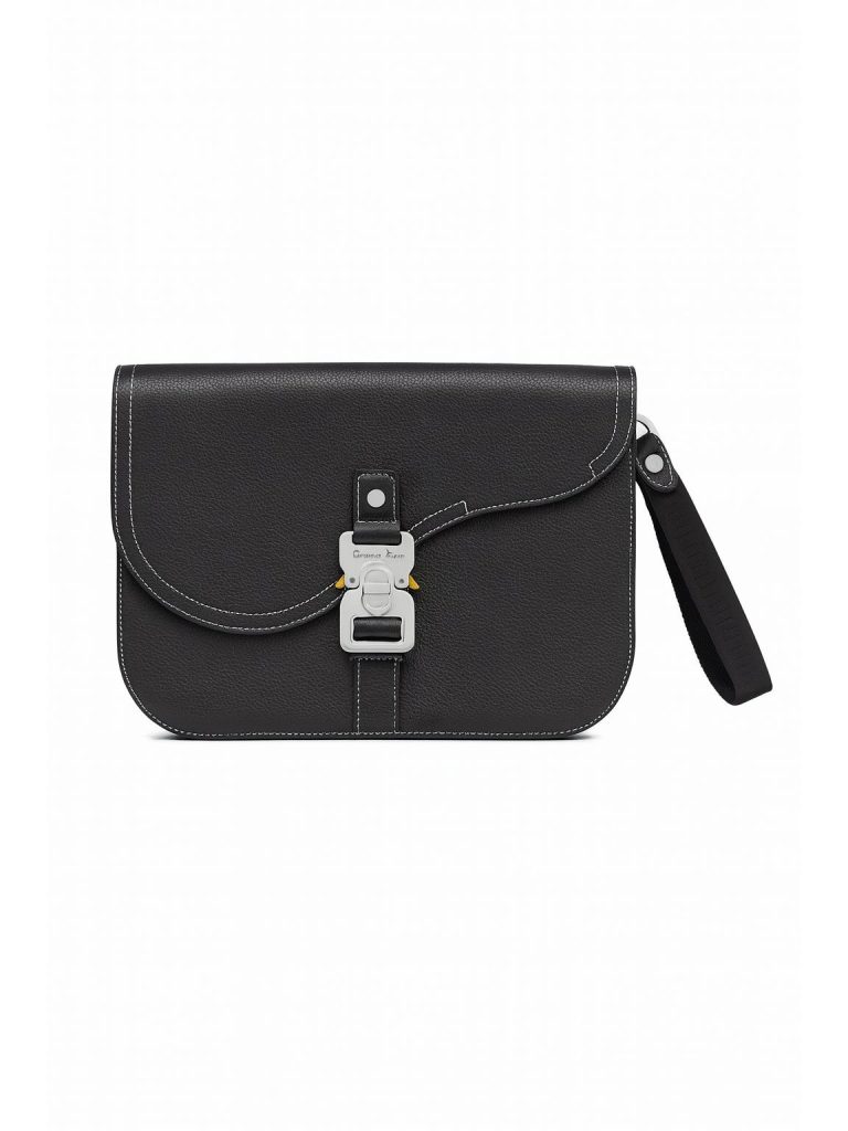 Dior — клатч Saddle черный