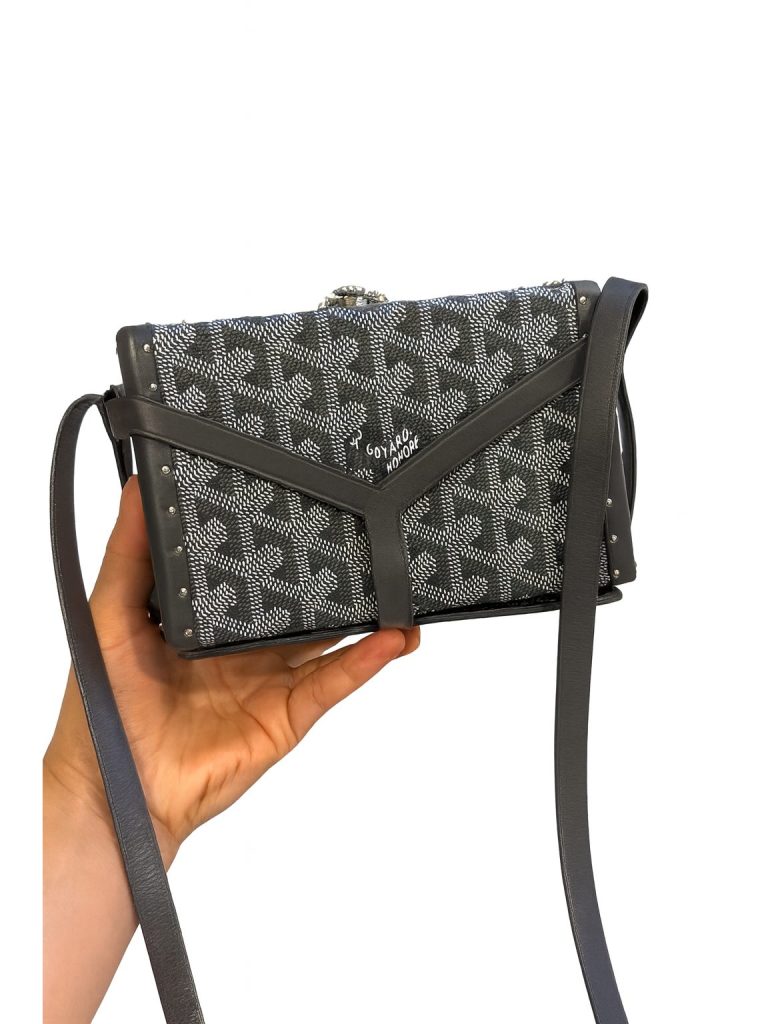 Goyard — сумка черная 11×16