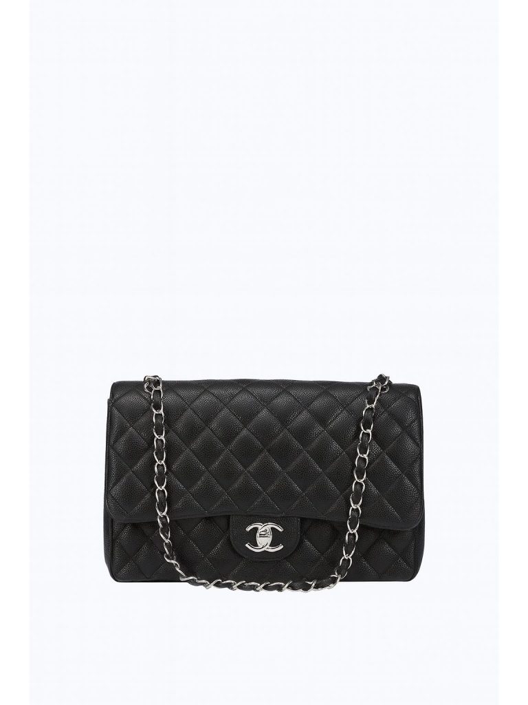Chanel — сумка Flap Jumbo Classic черная