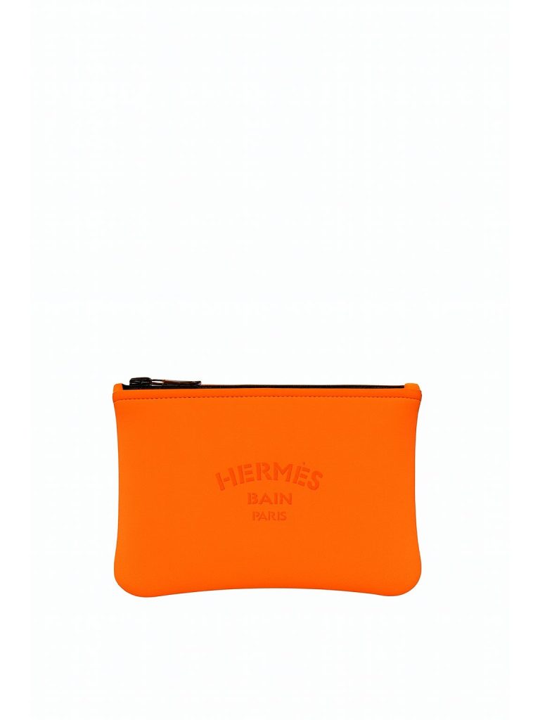Hermès — косметичка оранжевая