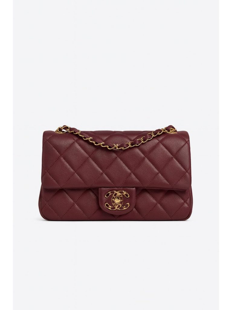 Chanel — сумка бордовая