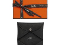 Hermès — картхолдер черный