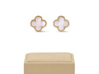Van Cleef&Arpels — серьги Vintage Alhambra желтое золото