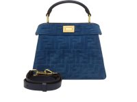 Fendi — сумка peekaboo pettite синяя
