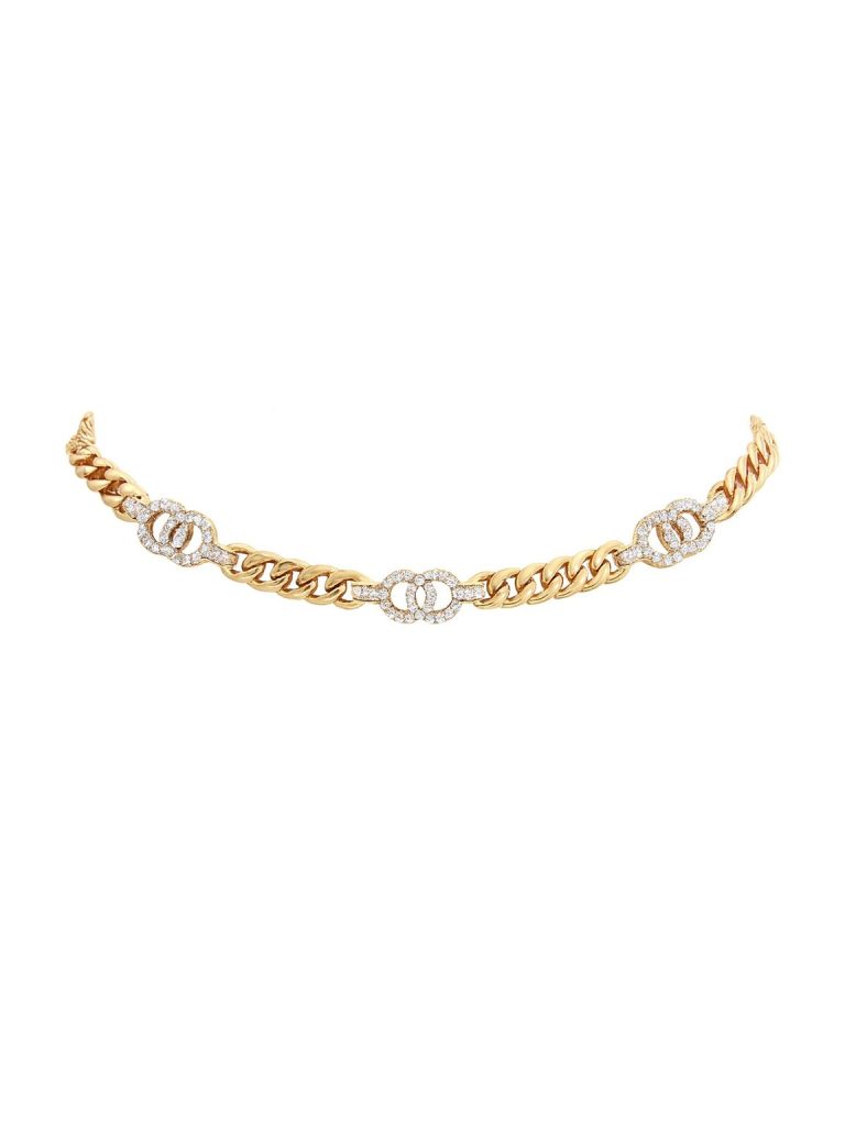 Chanel — чокер CC Chain золотой