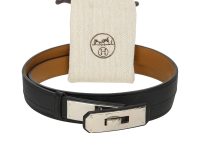 Hermès — ремень черный