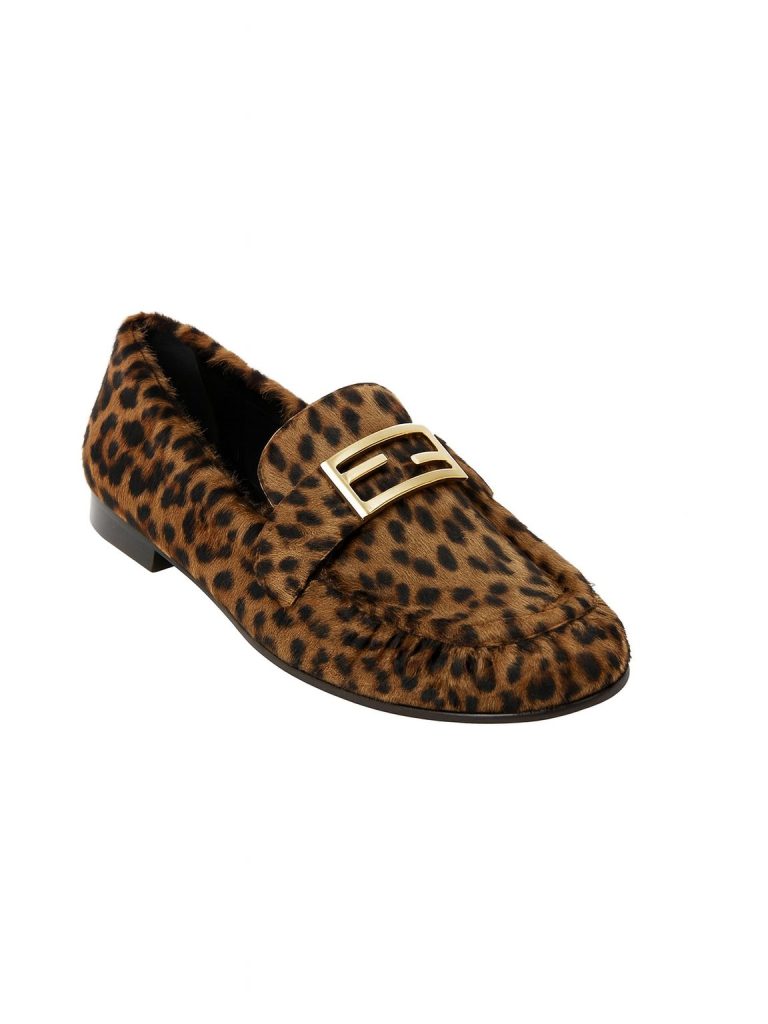 Fendi — лоферы леопард 38/38.5