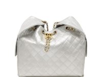 Chanel — сумка 25 medium серебристая