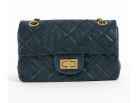Chanel — сумка 2.55 Reissue Mini Flap темно-синяя