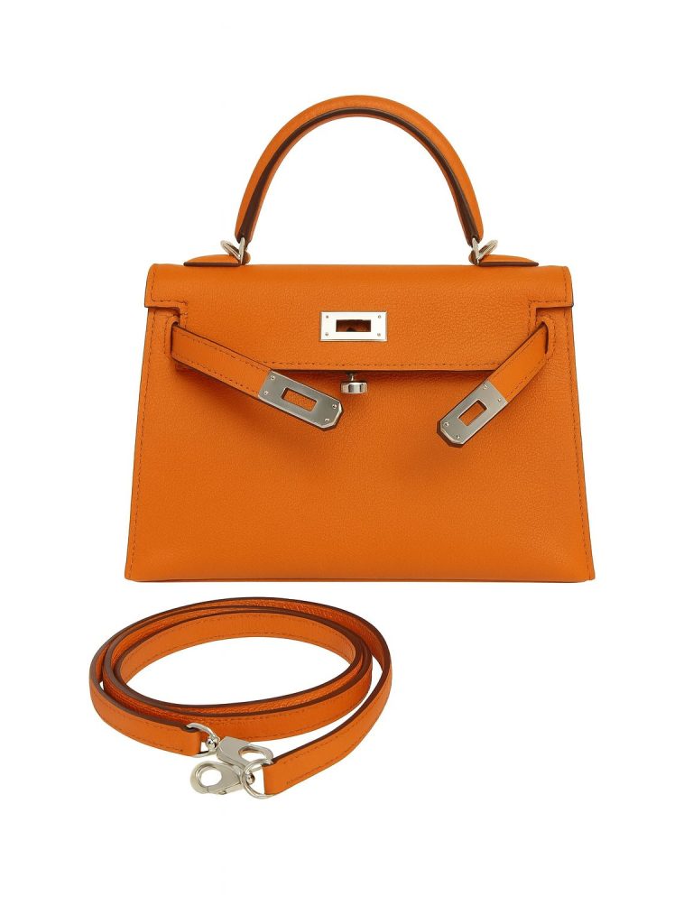 Hermès — сумка Kelly mini априкат