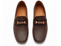 Gucci — мокасины коричневые 40/42
