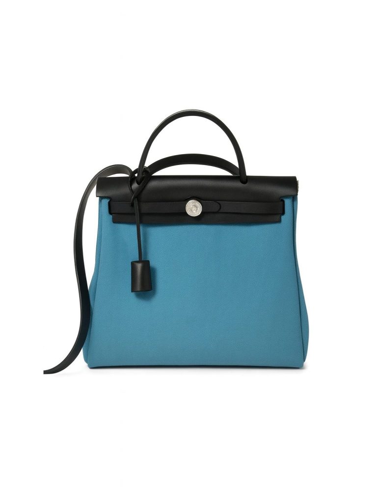Hermès — сумка Herbag голубая
