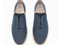 Tod's — эспадрильи синие 38.5
