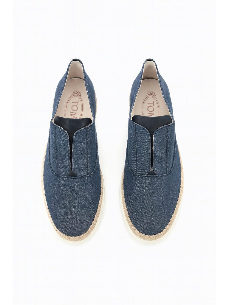 Tod’s — эспадрильи синие 38.5