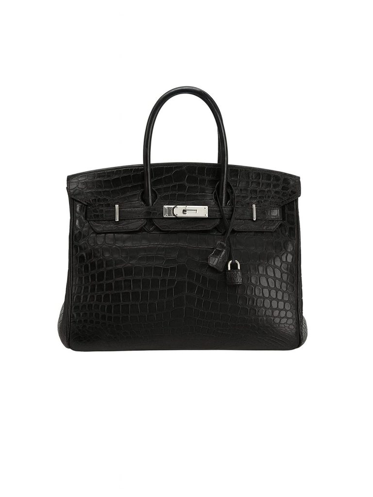 Hermès — сумка Birkin 35 черная