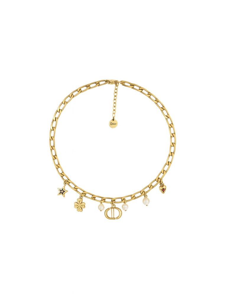 Dior — ожерелье золотое