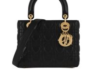 Christian Dior — сумка medium черная 24x21