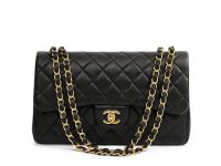 Chanel — сумка classic flap bag черная