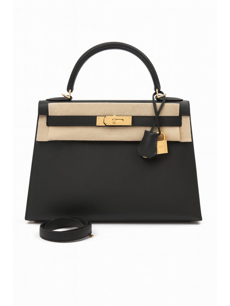 Hermès — сумка Kelly 28 черная
