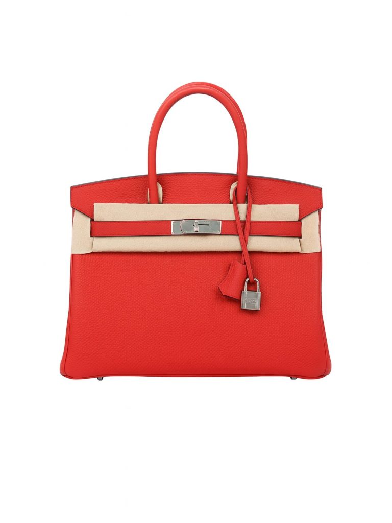 Hermès — сумка birkin 30 rouge casaque