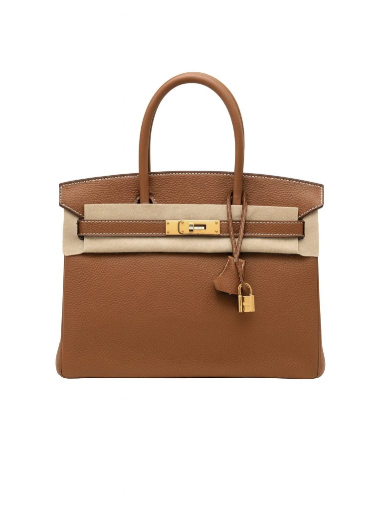 Hermès — сумка birkin 30 gold