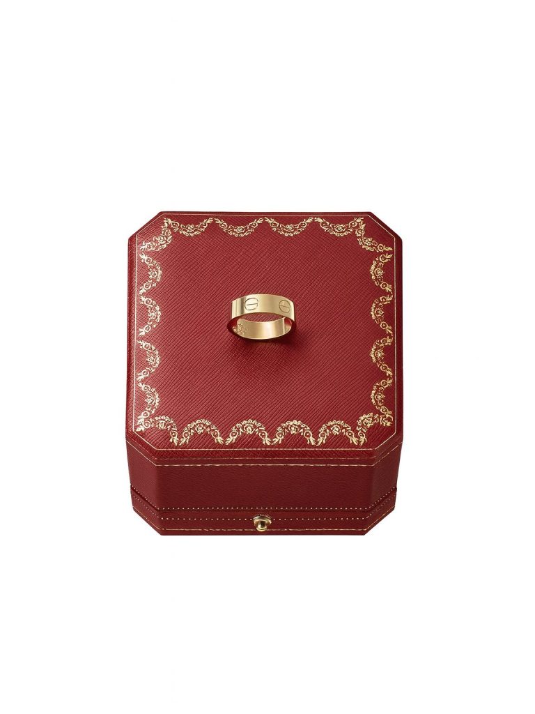 Cartier — кольцо Love желтое золото 49