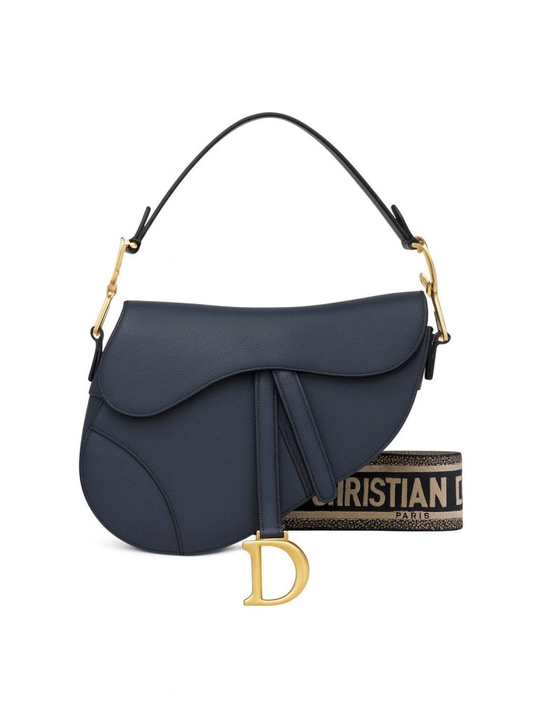 Dior — сумка Saddle икристая
