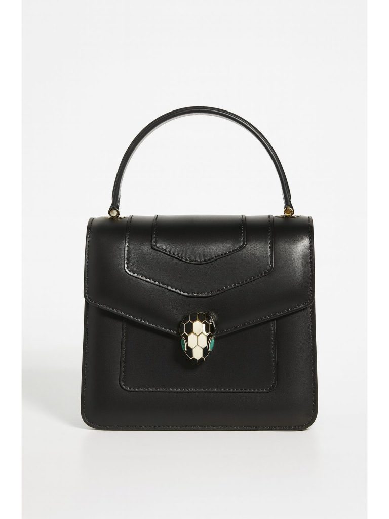 Bvlgari — сумка Serpenti черная 19 x 16