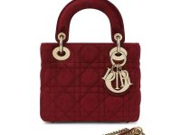 Dior — сумка Lady Dior Mini винная