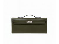 Hermès — сумка Kelly Cut хаки