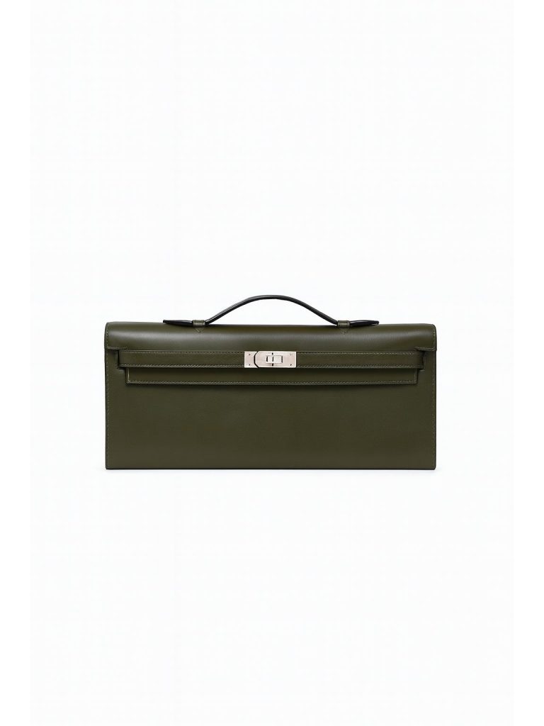 Hermès — сумка Kelly Cut хаки