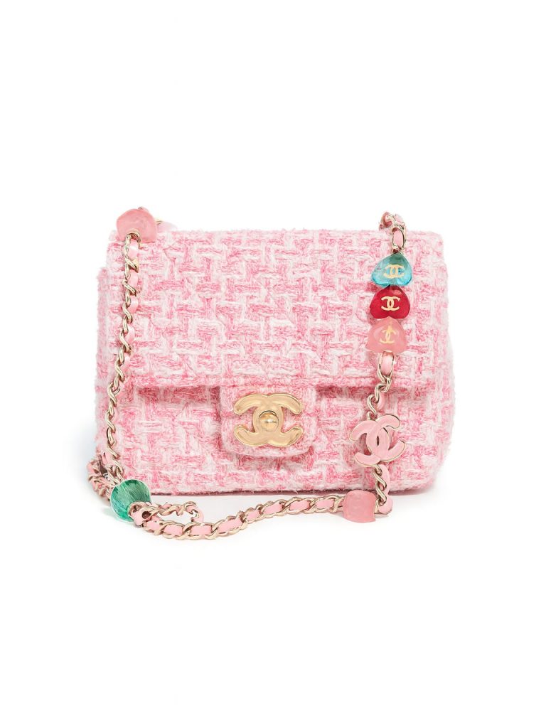 Chanel — сумка Classic розовая розовый